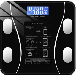 Cântar de podea Ruhhy 22525, negru