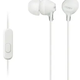 Căşti Sony MDR-EX15AP, alb