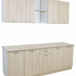 Bucătărie Haaus Nisa 2.0m, alb/ulm deschis