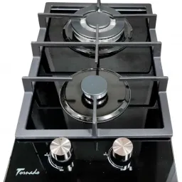 Plită incorporabilă cu gaz Tornado HZT 3032 BL, negru