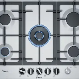 Plită incorporabilă cu gaz Bosch PCQ7A5M90, inox