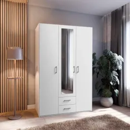 Dulap Fortuna Econobox 2 133x210cm, alb