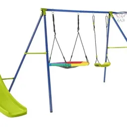 Complex de joacă Costway NP11092, albastru/verde