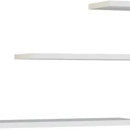 Set de rafturi TopEshop Tobi 3P, alb mat