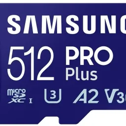 Card de memorie flash Samsung MicroSD PRO Plus Class 10 UHS-I U3 + SD adapter, 512GB