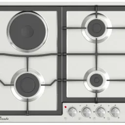 Plită incorporabilă mixtă Tornado BRD60 3G1E IX, inox