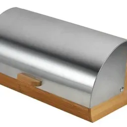 Coș pentru pâine Maestro MR-1673-S, inox/cafeniu