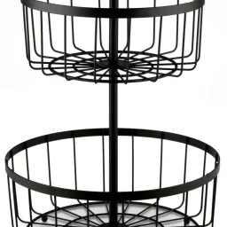 Bol pentru fructe Tadar 2-Level, negru