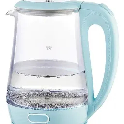 Fierbător de apă Maestro MR-052 Glass, alb/albastru deschis