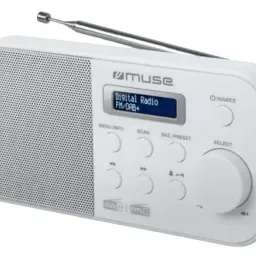 Radio portabil Muse M-109 DBW, alb
