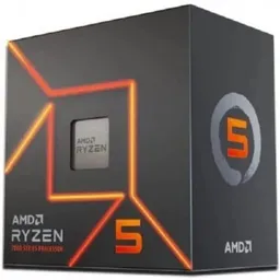AMD Ryzen 5 7500F, Socket AM5, 3.7-5.0GHz (6C/12T), 6MB L2 + 32MB L3 Cache, No Integrated Graphics, 5nm 65W, Zen4, Unlocked, tray