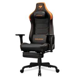 Scaun Gaming Cougar Armor EVO S, PU Piele, Negru | Portocaliu