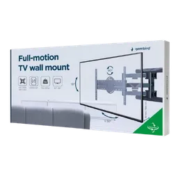 Suport TV tavan Full-motion Gembird WM-80STR-01, Negru