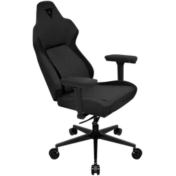 Scaun Gaming ThunderX3 Core Smart Racer, Țesătură, PU Piele, Negru