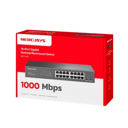 Switch de rețea MERCUSYS MS116GS, 16x 10/100/1000 Mbps