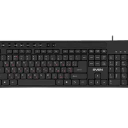 Клавиатура SVEN KB-C3060, Проводное, Чёрный