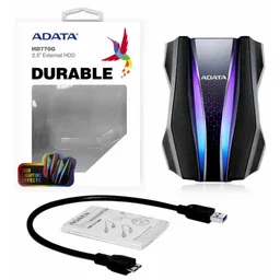 Внешний портативный жесткий диск ADATA HD770G,  1 TB, Чёрный (AHD770G-1TU32G1-CBK)