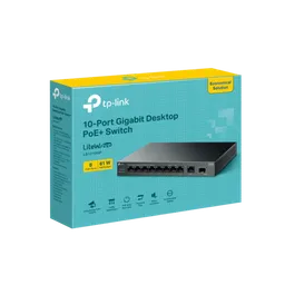 PoE коммутатор TP-LINK LS1210GP, 802.3af/at PoE