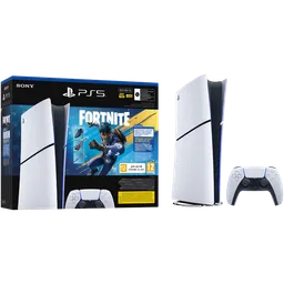 Consolă de jocuri SONY PlayStation 5 Slim Digital Edition+Fortnite Flowering Chaos, Alb