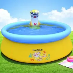 Piscina gonflabila SUNCLUB cu fantana Sea Otter Spray (12011)