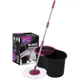 Set de curatare Parex cu centrifugare automata Black Edition 360°