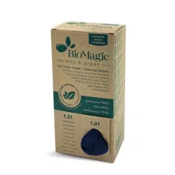 Vopsea-crema pentru par BIOMAGIC 1/01 INTENSE BLUE BLACK