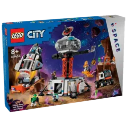 Constructor LEGO Space Base and Rocket Launchpad