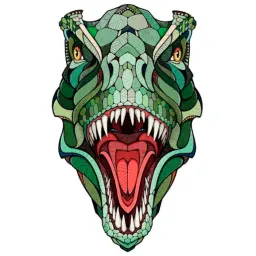 Puzzle 2D Ewa Toys T-Rex S