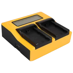 Încărcător pentru acumulator foto Patona Dual LCD USB