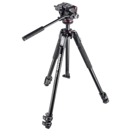 Manfrotto 190X ALU 3 KIT FLUID HEAD