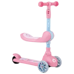 Trotinetă pentru copii cu trei roți MoMi Kiuru (HUBA00034) 50 kg/ Pink