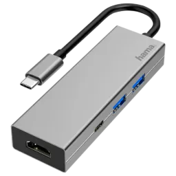 Adapter Hama Multiport (200107) Silver
