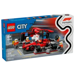 Constructor LEGO F1 Pit Stop & Pit Crew With Ferrari Car Set