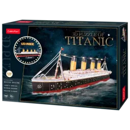 Puzzle 3D CubicFun Titanic (Led)