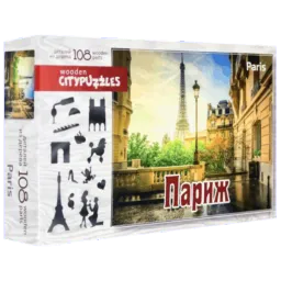 Puzzle Citypuzzles Paris 6+/ Numărul de piese: 108