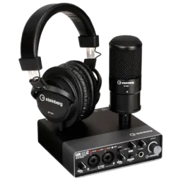 Microfon Professional Steinberg UR22C Recording Pack Black
