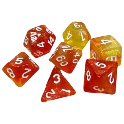 Joc de masă Games 7 Days Double Glitter 7 Dice 3+/ Set de cuburi