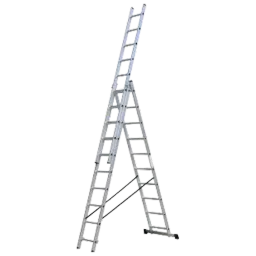 Scară cu trei tronsoane Lider AC0310A 3x10 150 kg