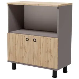 Comodă pentru birou Smartex Printer 1 80 x 70 x 35/ PAL/ Graphite