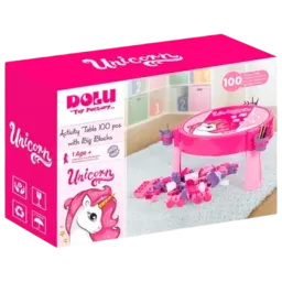 Măsuță cu constructor Dolu Unicorn