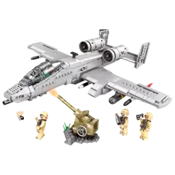 Constructor ChiToys Across Battlefield Avion
