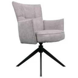Scaun de bucătărie DecoPrim Blanc Plus Stofă/ Light-Beige
