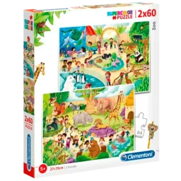 Puzzle Clementoni Zoo 3+/ Numărul de piese: 120