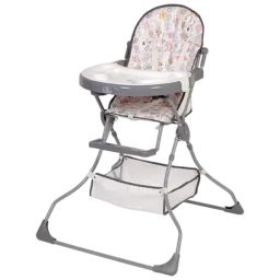 Scaun de masă Polini Kids Unicorn Hello baby () / 6 luni / Gray
