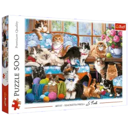 Puzzle Trefl Cat Family
