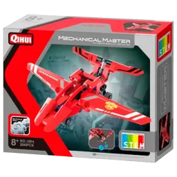 Constructor XTech Mini Rescue Plane Avion/ Red