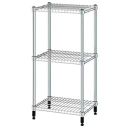 Etajeră Ikea Omar 94 x 46 x 36 cm / Oțel / Silver