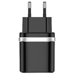 Încărcător de rețea EVO USB QC3.0 2 A/ Black