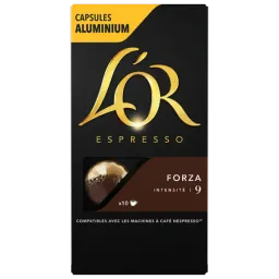 Cafea L'OR Forza Capsule/ Espresso/ 10 capsule