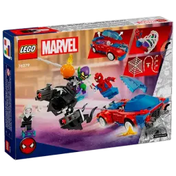 LEGO Spider-Man Race Car & Venom Green Goblin Figuri/ Multicolor